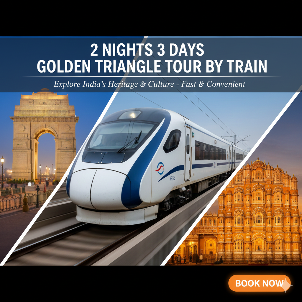 Golden Triangle Tour By Train
